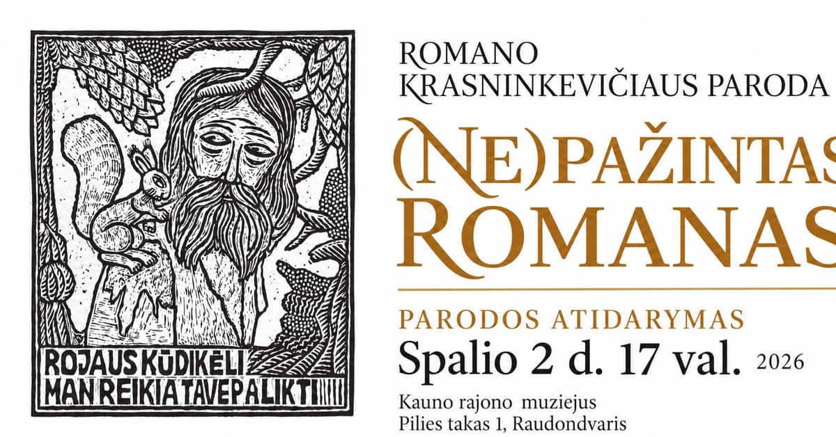 Romano Krasninkevičiaus paroda „(Ne)pažintas Romanas“