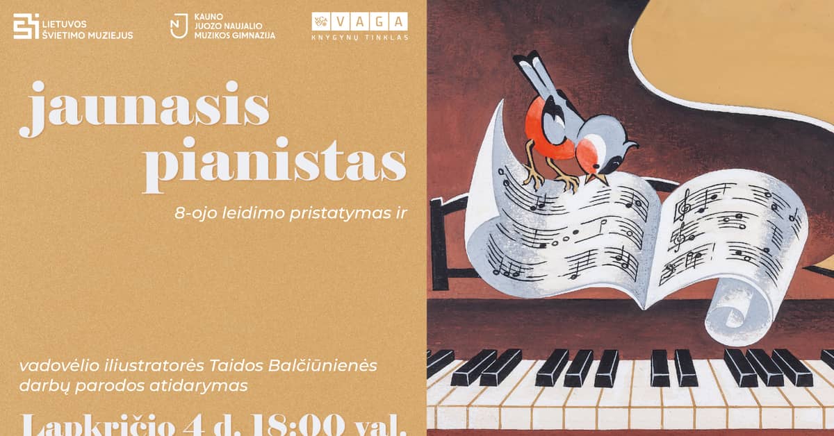 Opening of the exhibition “Taida Balčiūnienė and the Young Pianist”