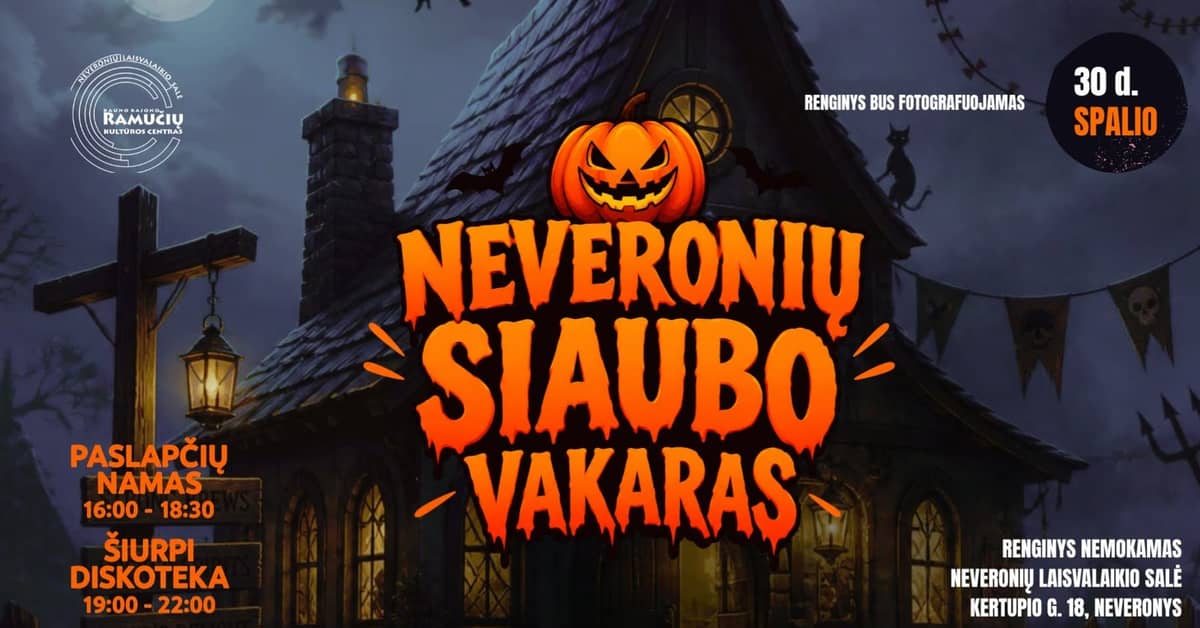 Neveronys Horror Night: House of Secrets and a Spooky Disco