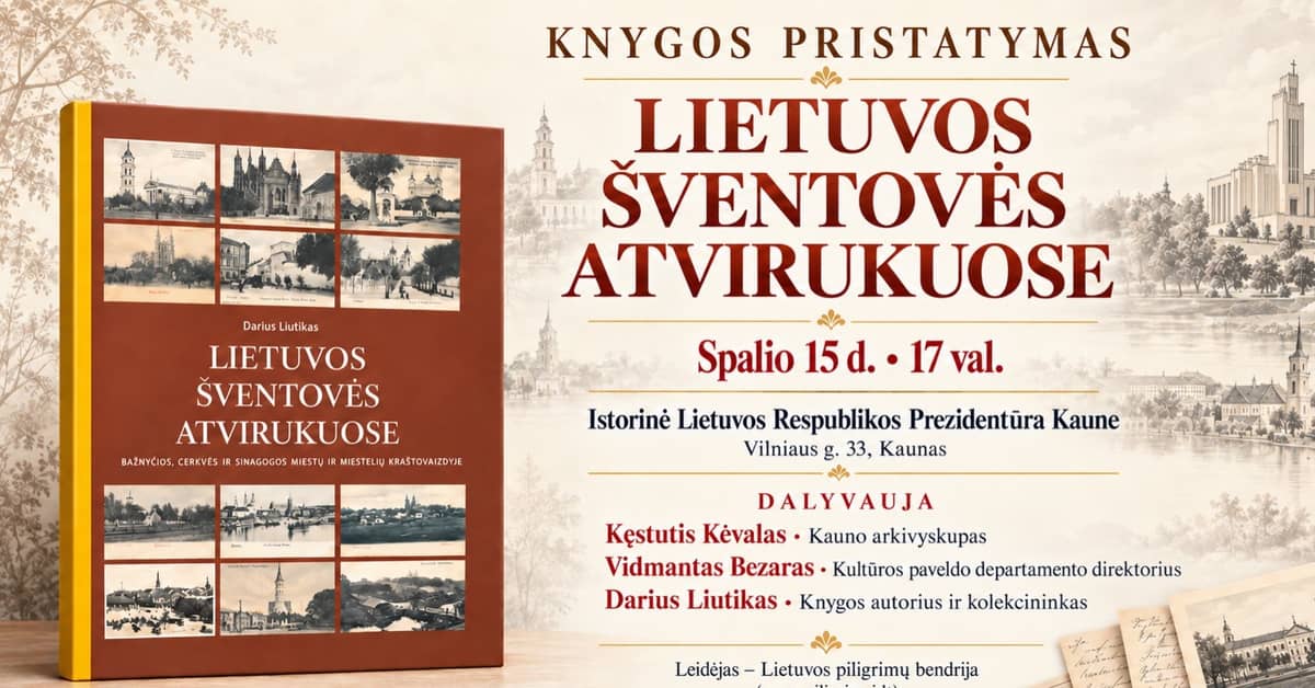 Dariaus Liutiko knygos „Lietuvos šventovės atvirukuose“ sutiktuvės