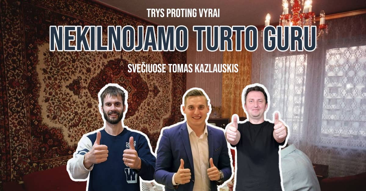 Comedy show "Confessions of a Real Estate Agent" with Three Smart Men and T. Kazlauskas