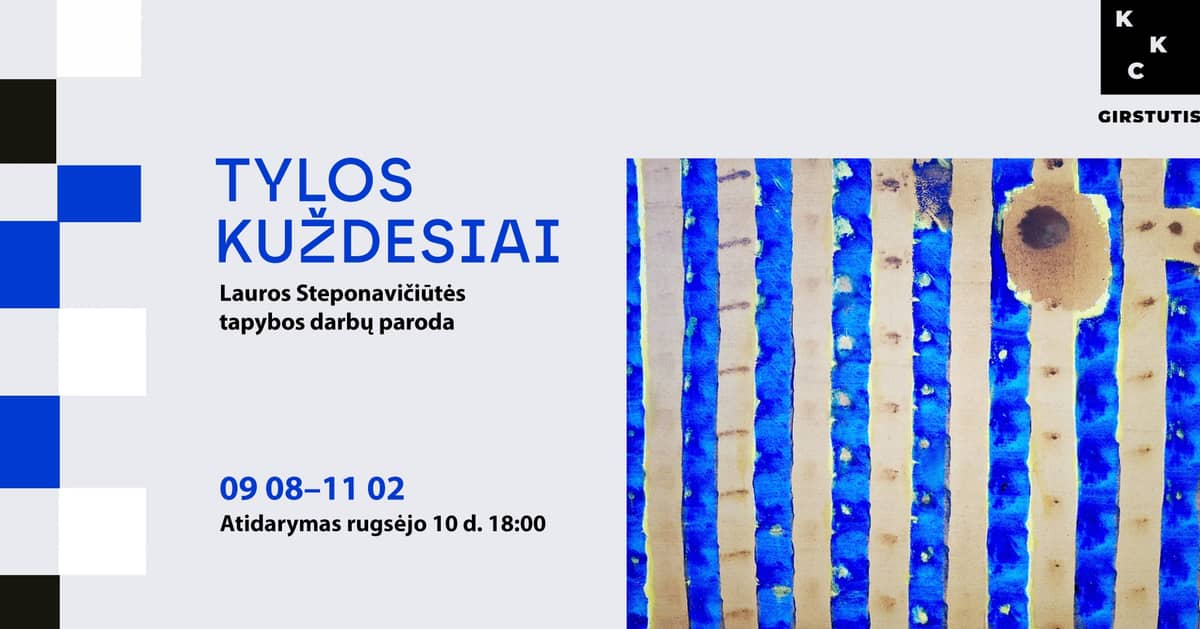 Lauros Steponavičiūtė painting exhibition "WHISPERS OF SILENCE"