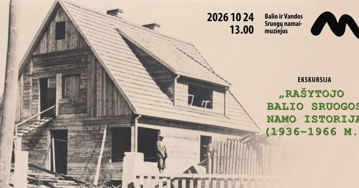 Tour „The History of Writer Balys Sruoga's House (1936–1966)“