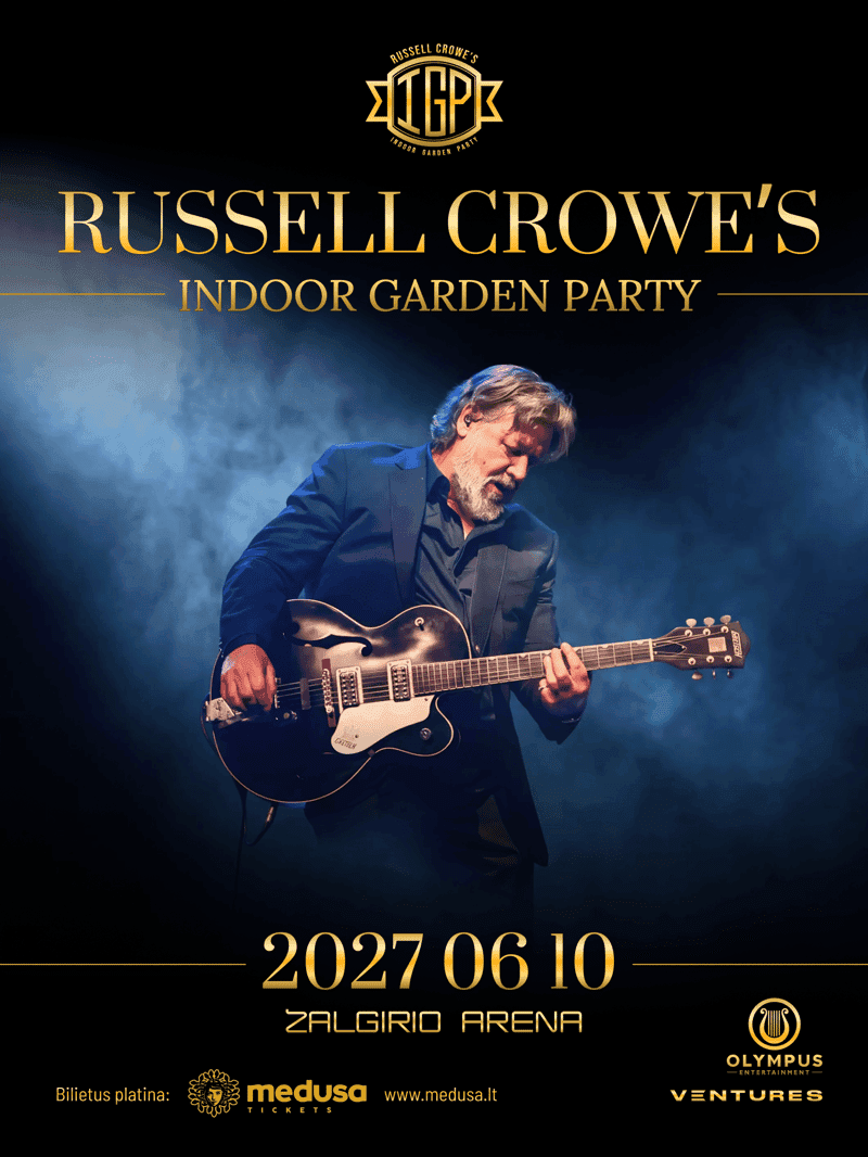 RUSSELL CROWE'S | Indoor Garden Party