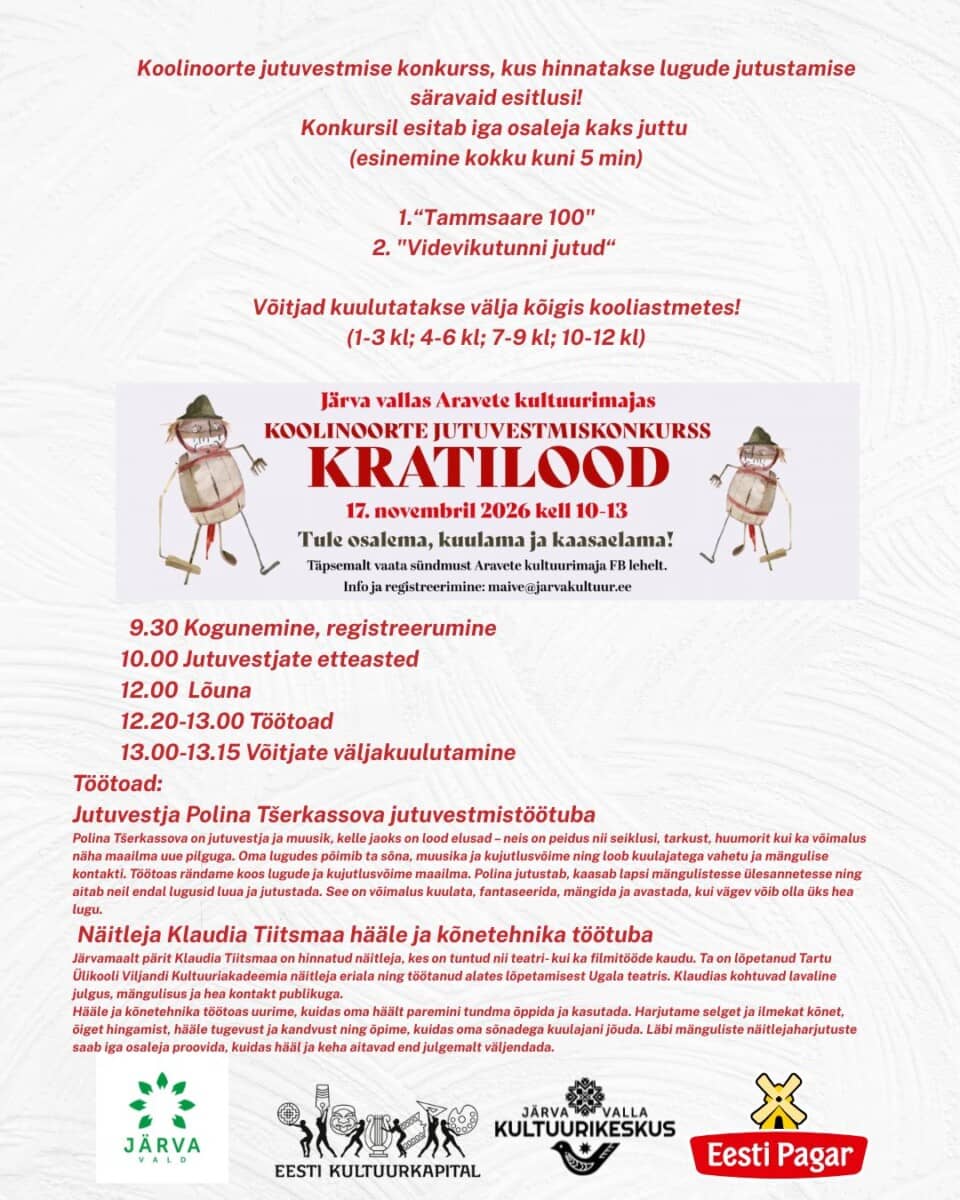 Student Storytelling Competition Kratilood