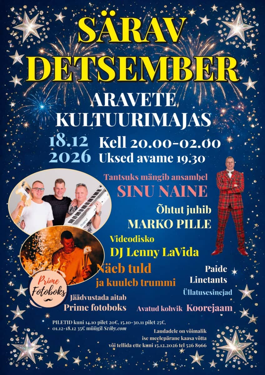 Year-end celebration in Aravete “Särav detsember”