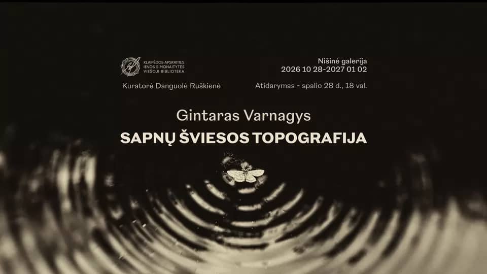 Opening of Gintaras Varnagys' photography exhibition "Topography of Dream Lights"