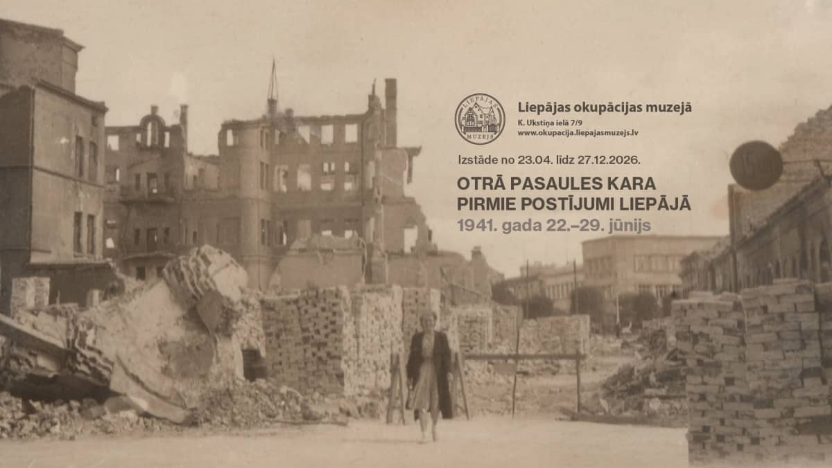 Izstāde “Otrā pasaules kara pirmie postījumi Liepājā"