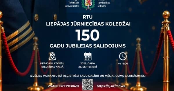150th anniversary reunion of RTU Liepāja Maritime College