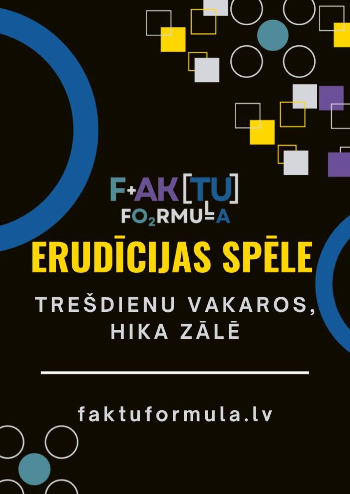 Quiz game Faktu formula 2026 autumn season, round 5