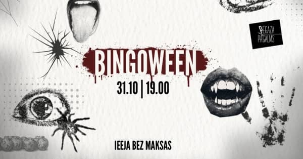 BINGOWEEN – Halloween bingo at Pegaza Viesistaba