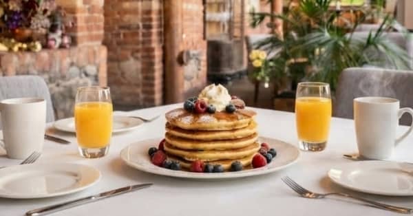 Pancake late breakfast