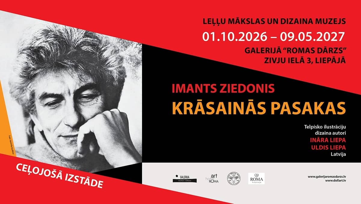 Travelling exhibition of spatial illustrations for I. Ziedonis' colourful fairy tales