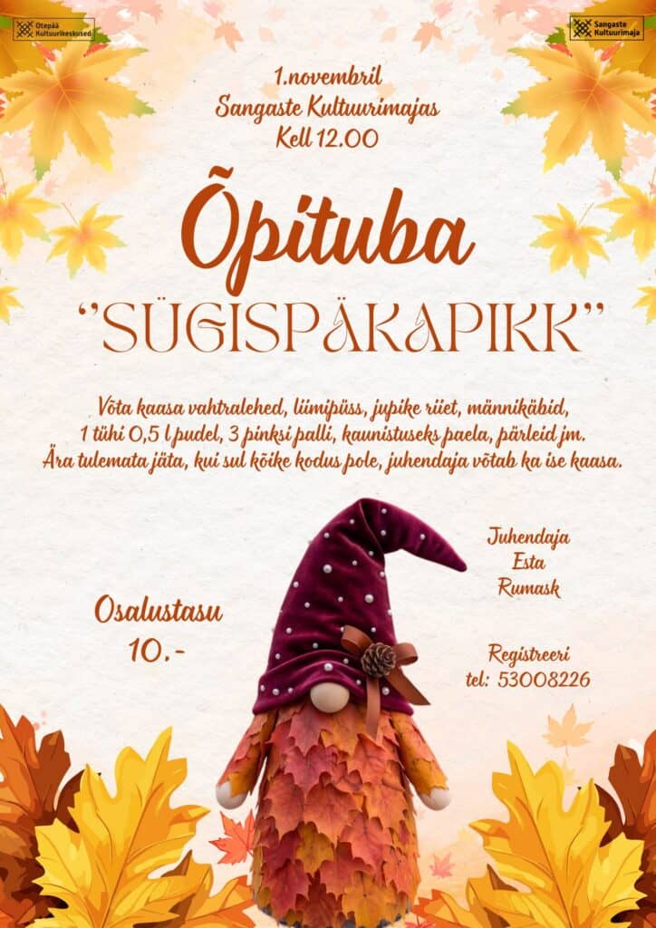 Workshop "Autumn Pumpkin"
