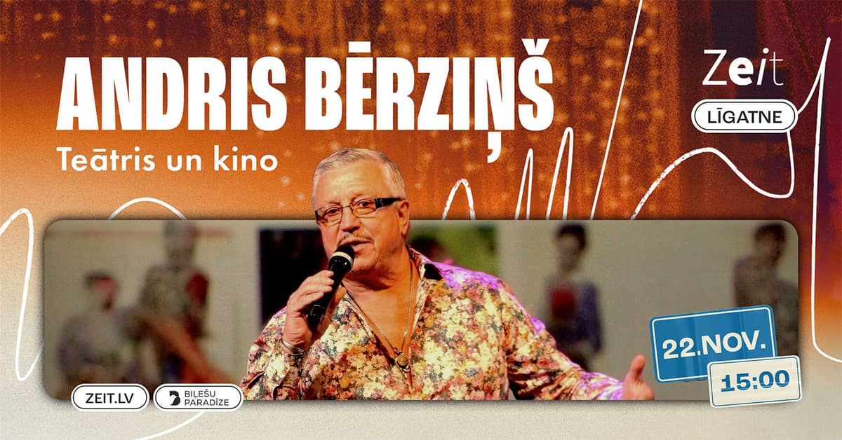 Andris Bērziņš concert “Theatre and Cinema”