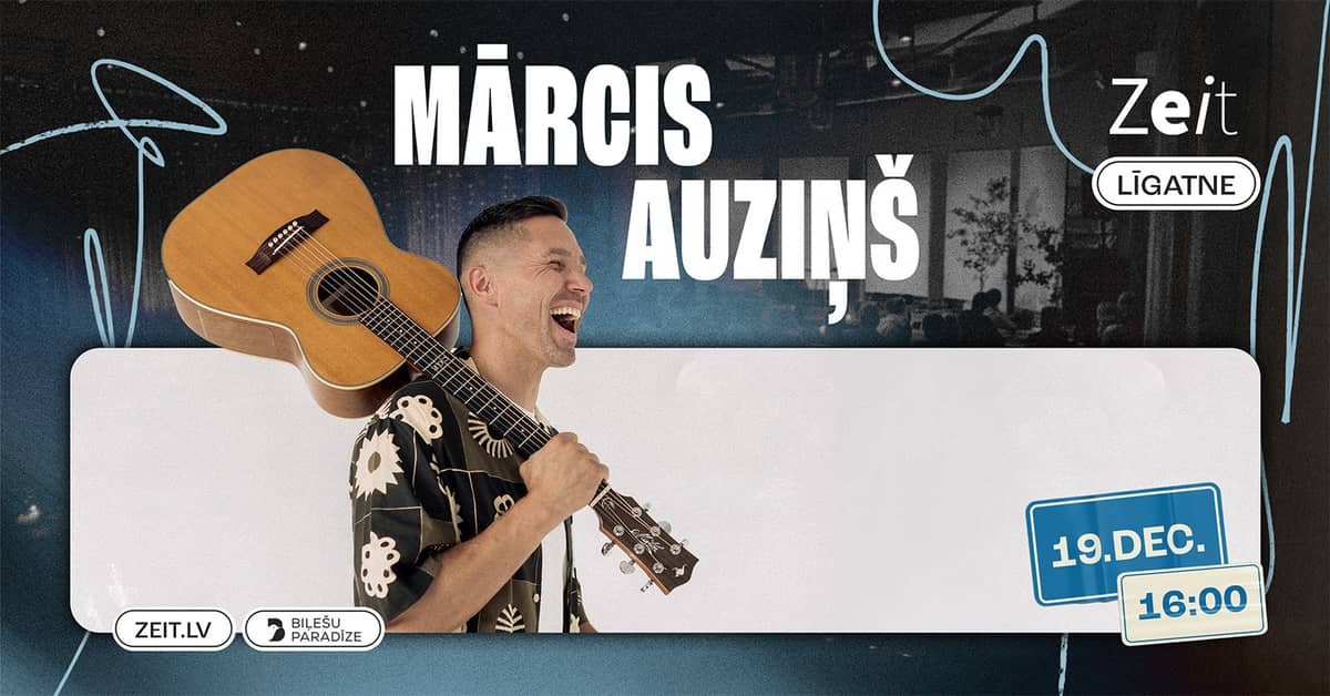 Solo concert by guitarist Mārcis Auziņš