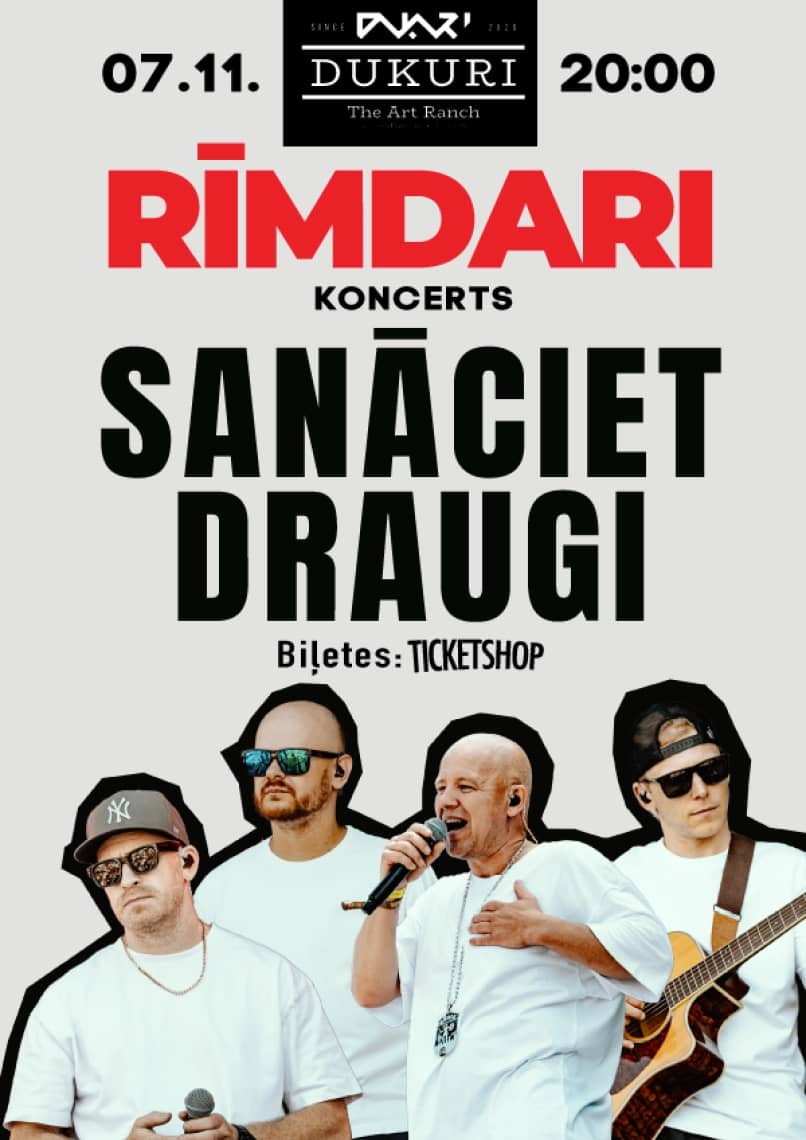RĪMDARI concert "Sanāciet draugi"