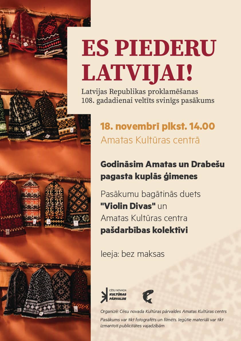 National holiday event "I Belong to Latvia"