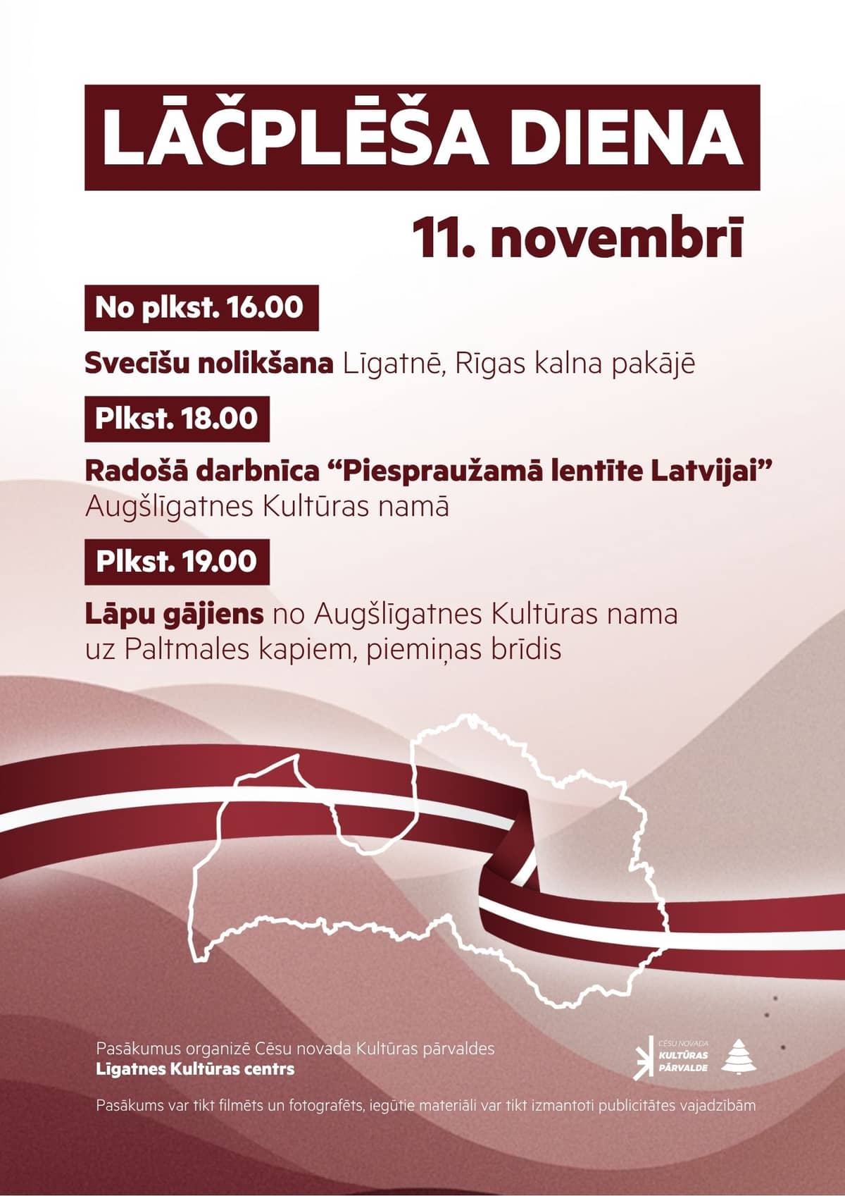 Lāčplēsis Day in the Līgatne association