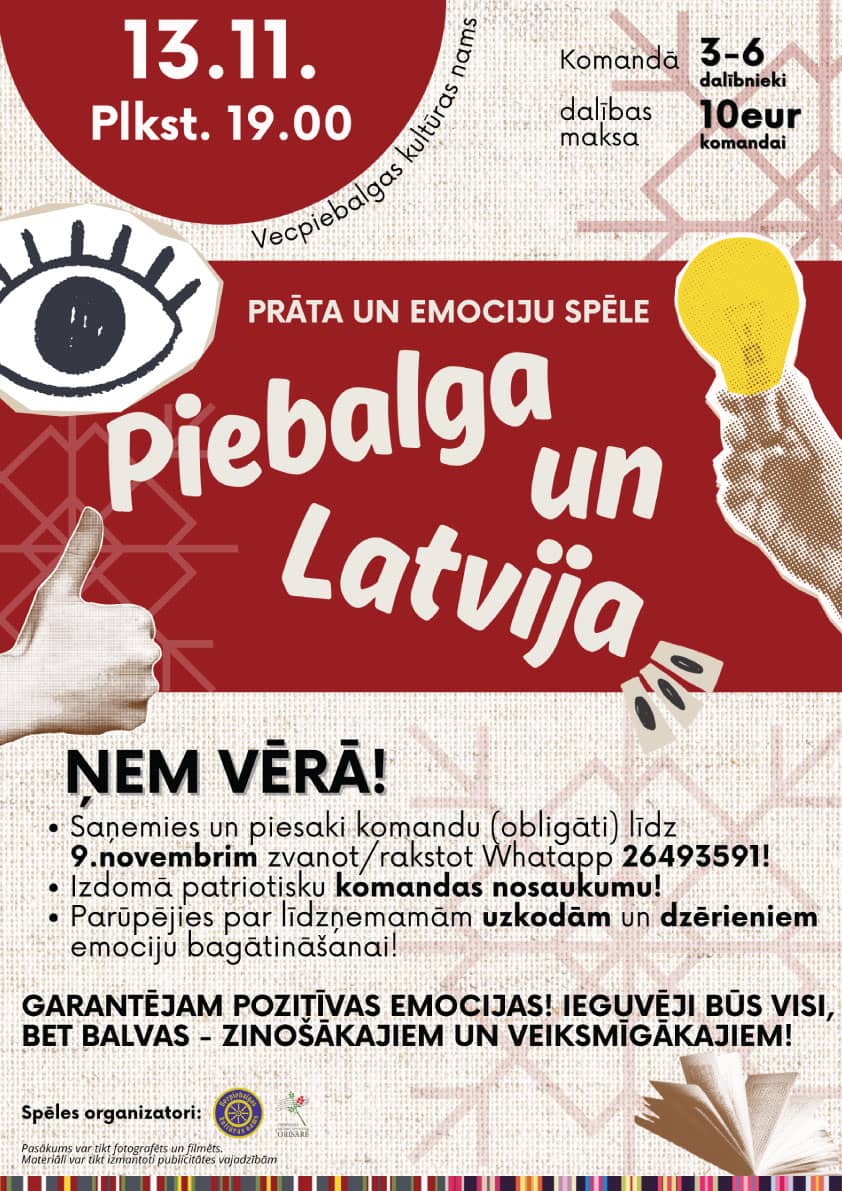 Mind and Emotion Game "Piebalga and Latvia"