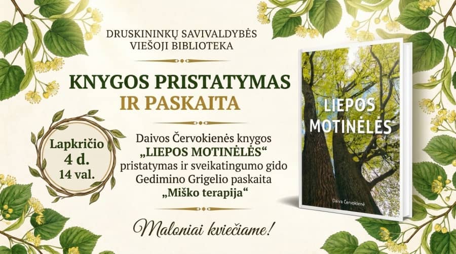 Presentation of Daiva Červokienė's book “Liepos motinėlės”