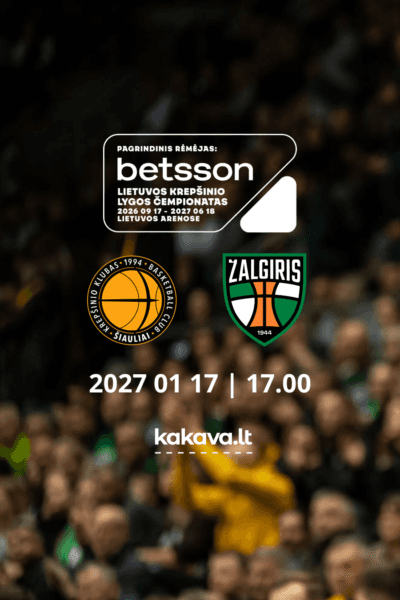 LKL: Šiauliai-Žalgiris