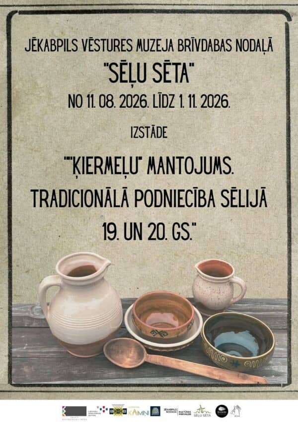 Exhibition “The “Ķiermeļi” Legacy. Traditional Pottery in Sēlija in the 19th and 20th Centuries”