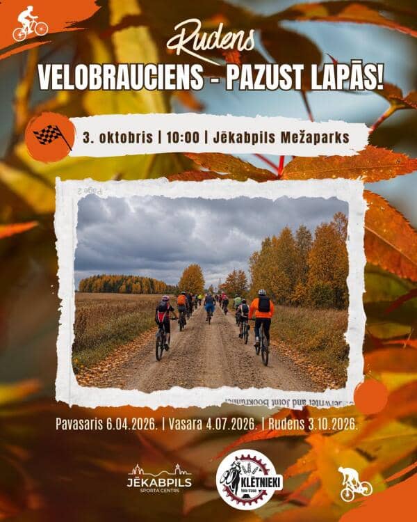 RUDENS VELOBRAUCIENS - PAZUST LAPĀS