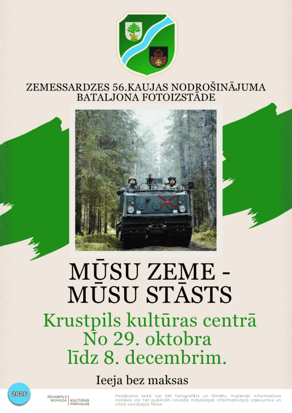 Photo exhibition “Our Land – Our Story” in Jēkabpils