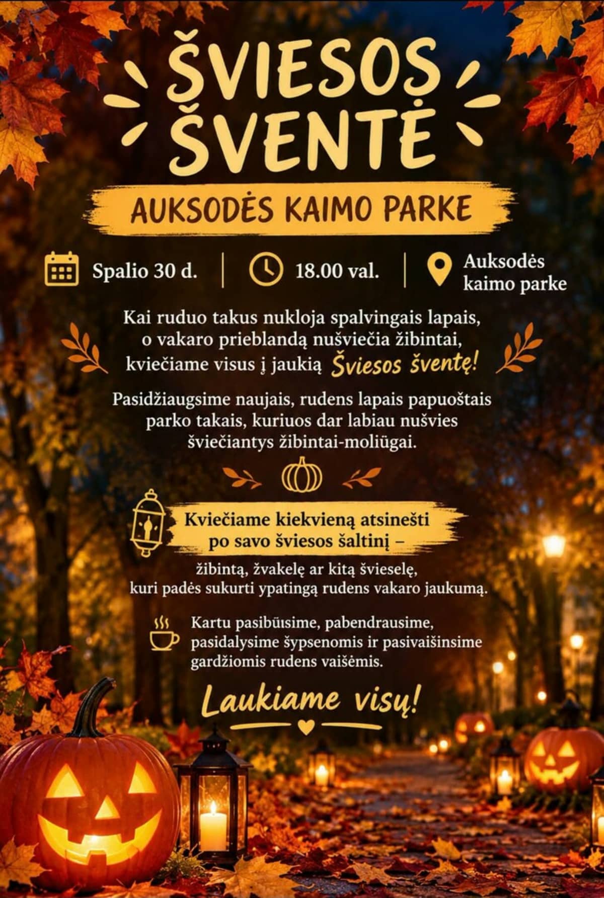 Festival of Light in Auksodė