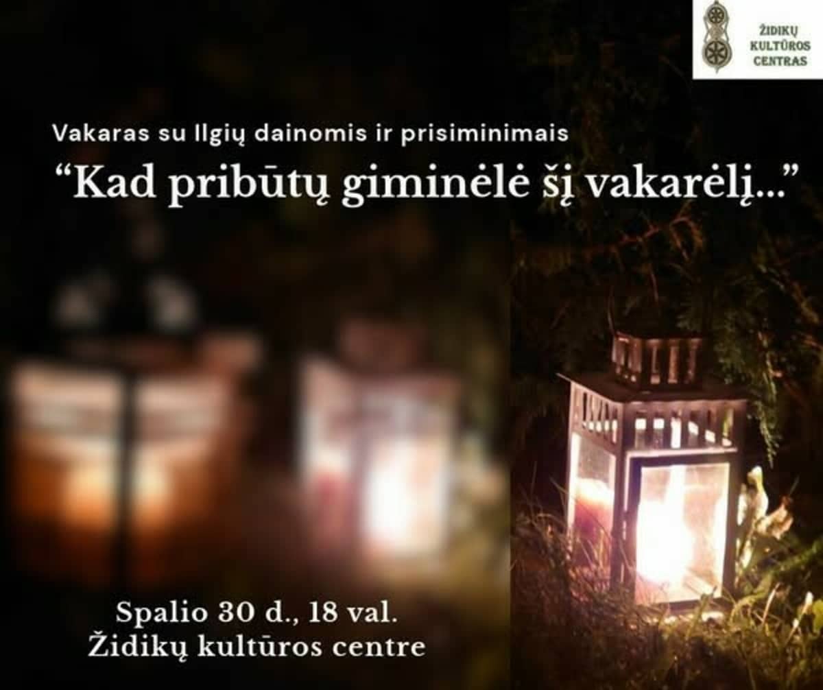 An Evening with Ilgi Songs and Memories in Židikai