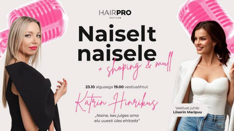 Woman to Woman Talk Evening: Katrin Hinrikus + Shopping & Mull