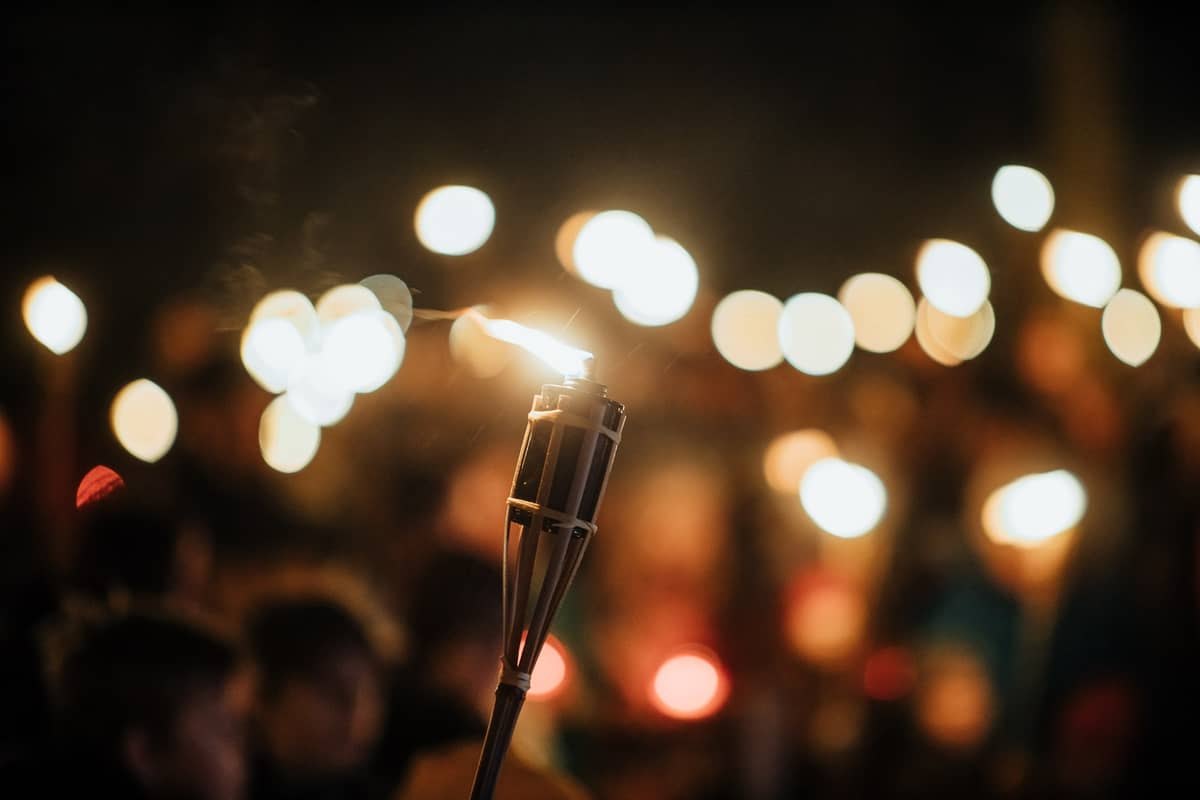 Torchlight procession
