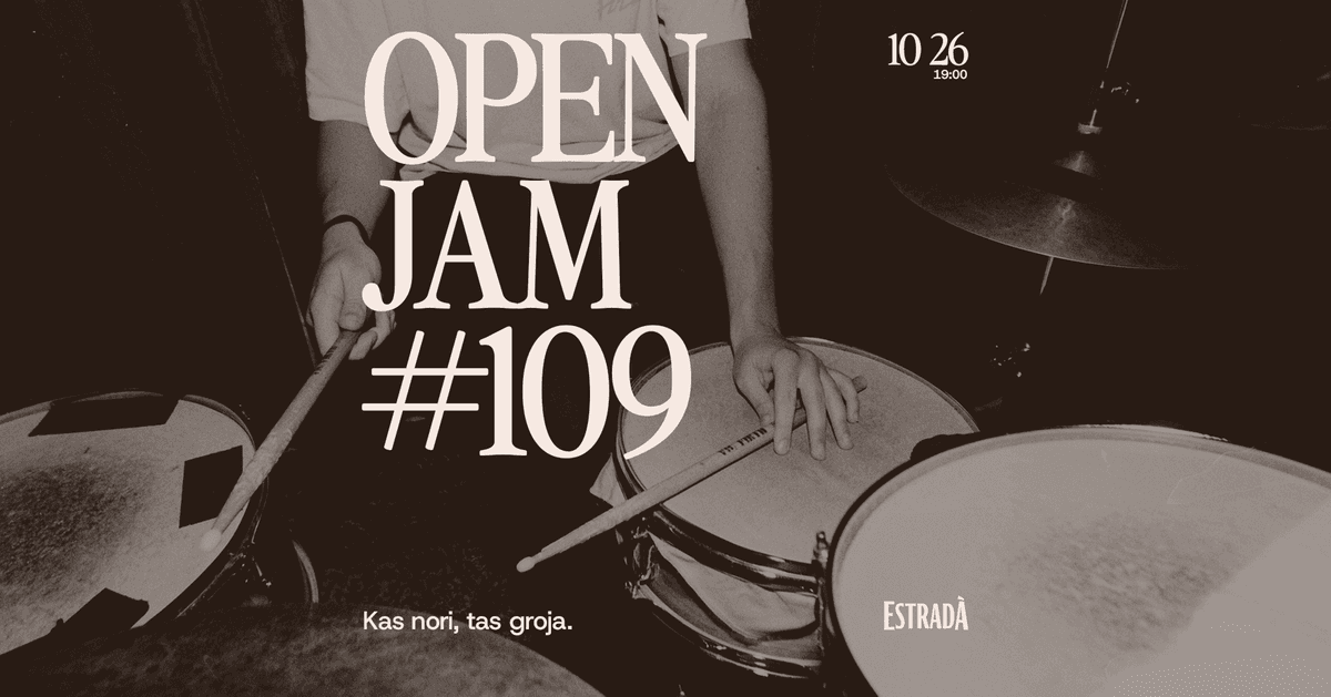 Estradà invites: Open Jam #109