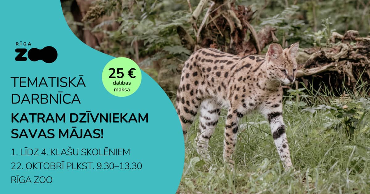 Thematic Day at Riga Zoo – 'Every Animal Has Its Own Home!'