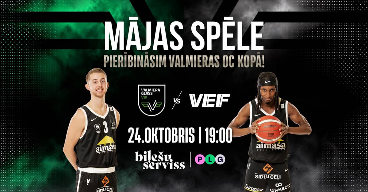 Latvian-Estonian Basketball League game: VALMIERA GLASS VIA vs VEF Riga