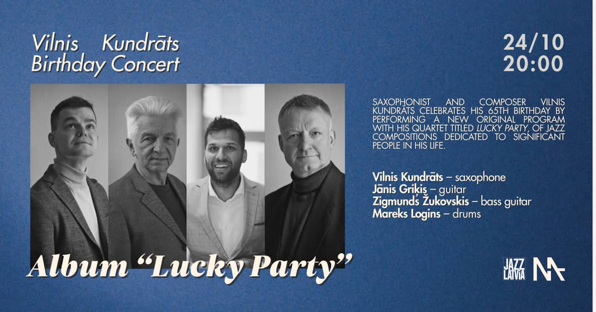 Vilnis Kundrats' Birthday Concert | Album 'Lucky Party'