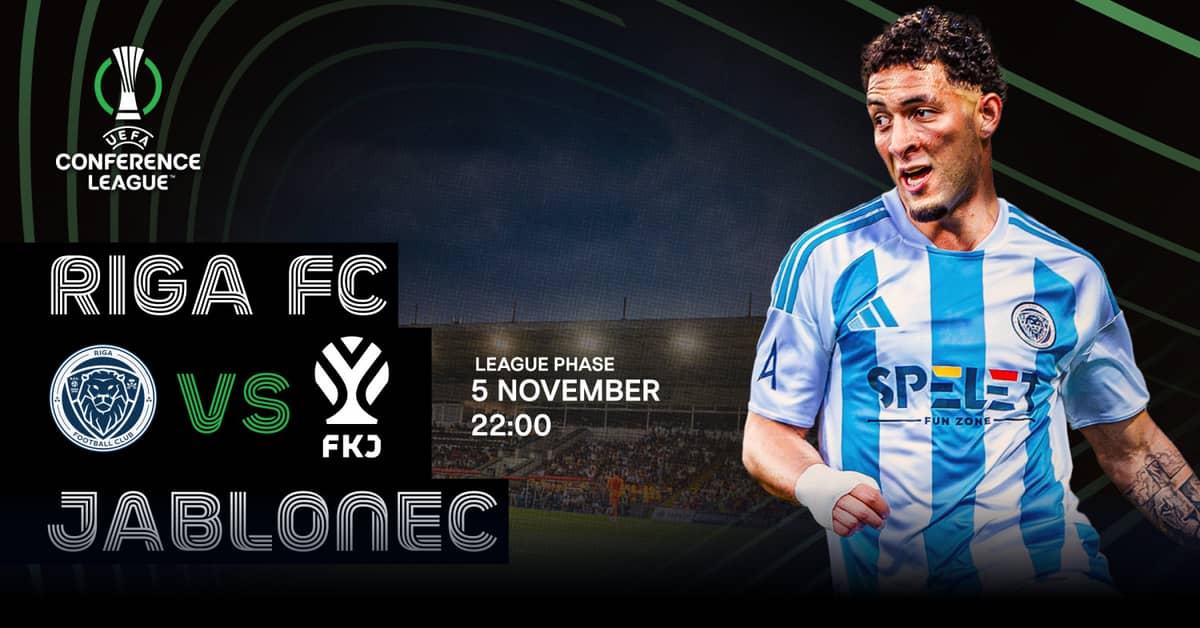 UEFA Conference League, league phase: Riga FC vs FK Jablonec