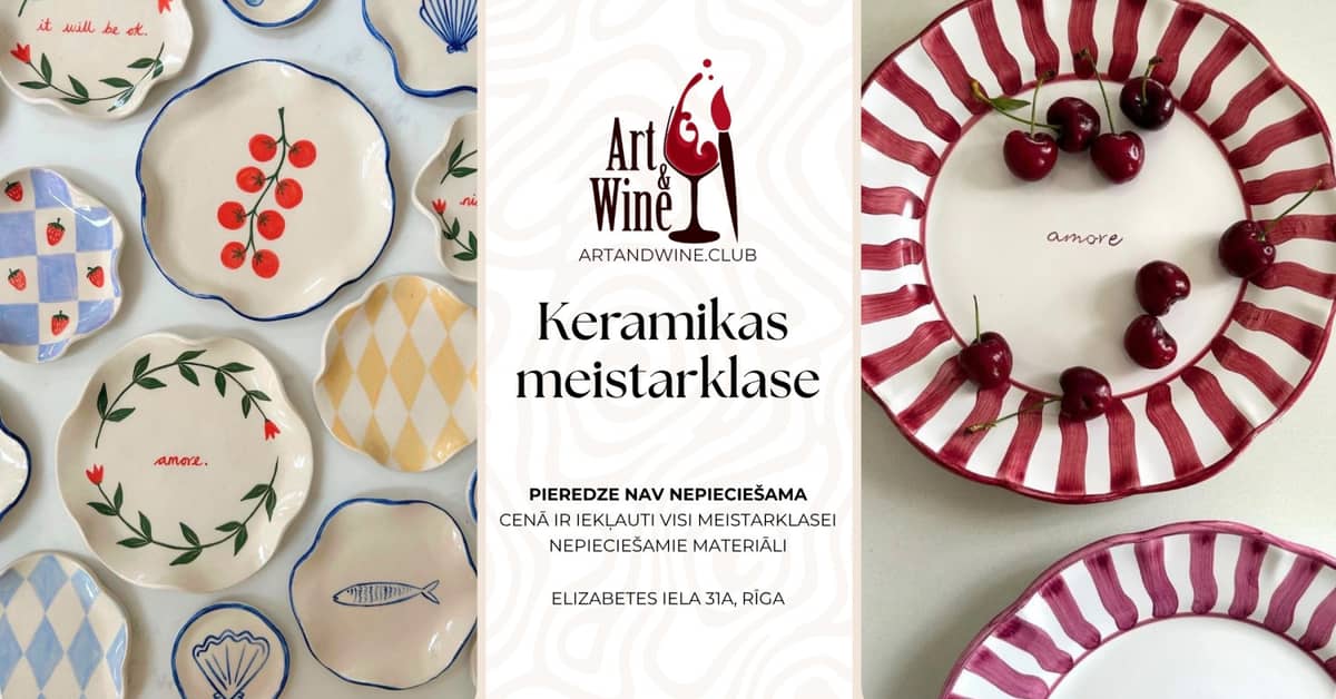 Art&Wine creative masterclass: Ceramics masterclass.
