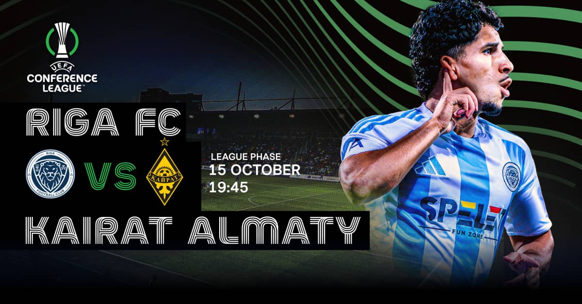 UEFA Conference League, league phase: Riga FC vs FK Kairat