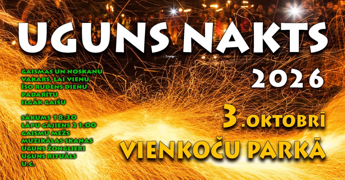 Night of Fire at Vienkoči Park 2026