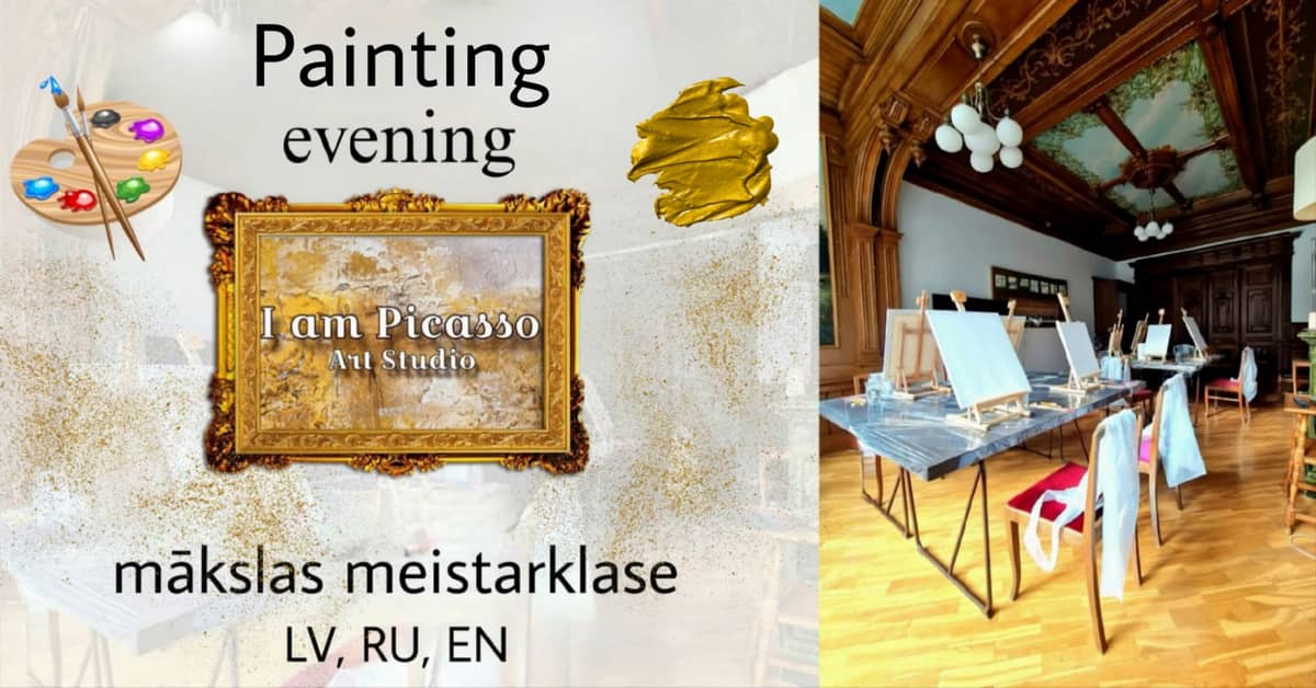 Paint a picture with the help of an artist