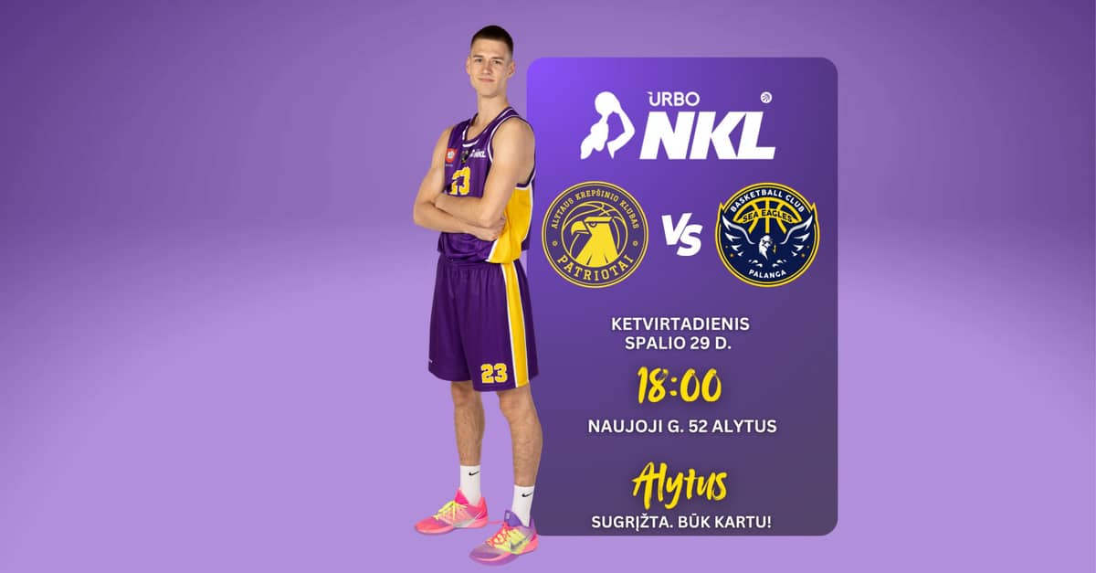URBO-NKL: Alytus ''Patriotai'' - Palanga ''Palanga''