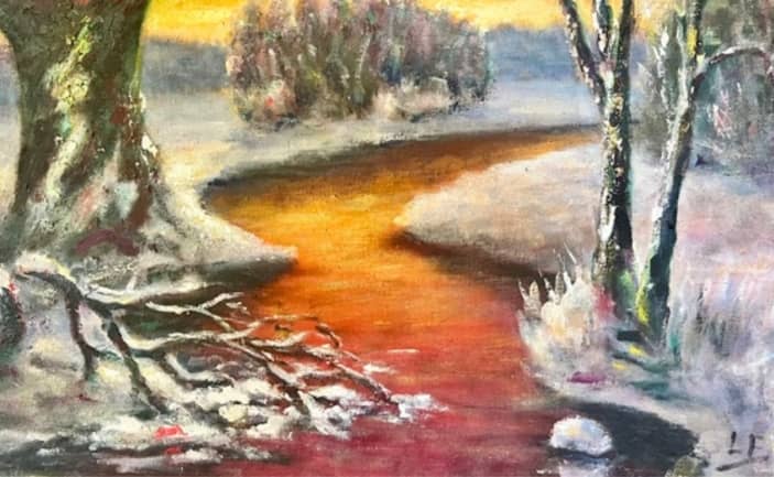 Opening of Feliciana Lukaševiča's solo exhibition "Latgale Colours"