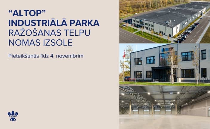 "ALTOP" industrial park production premises lease auction
