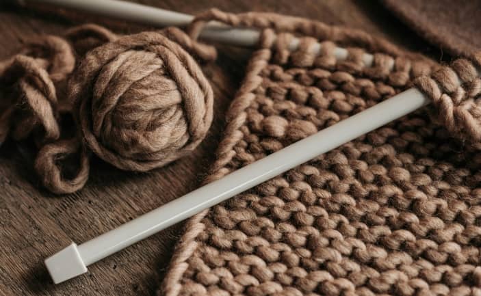 Knitting class