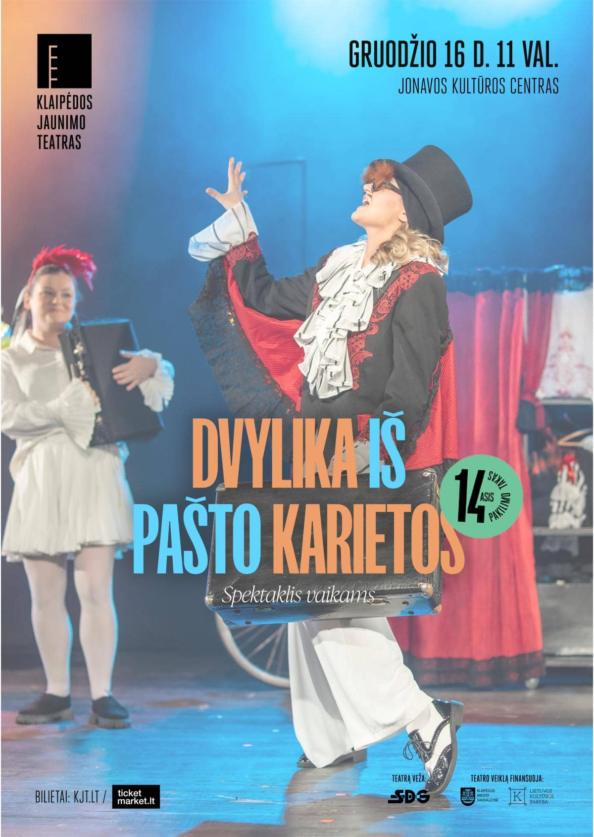 Performance “Dvylika iš pašto karietos” in Jonava