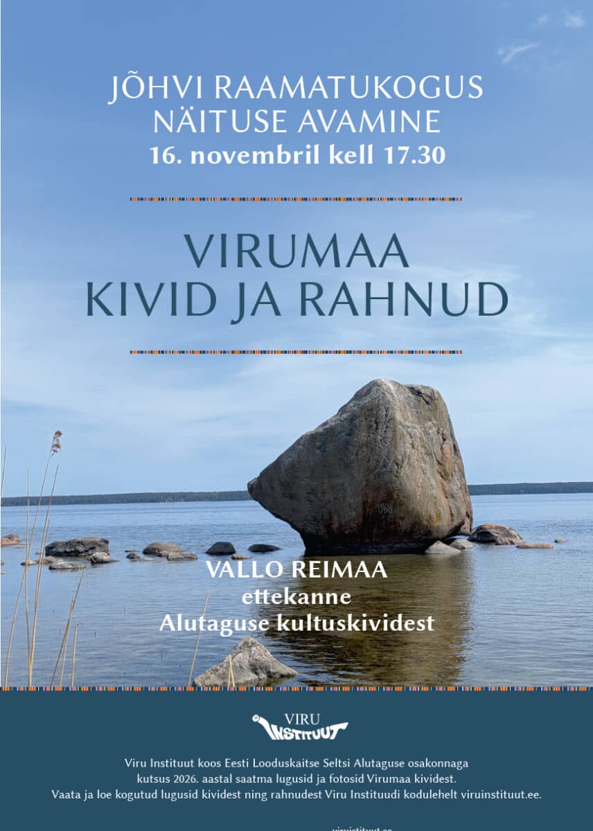 Näituse avamine ja Vallo Reimaa loeng kultusekividest