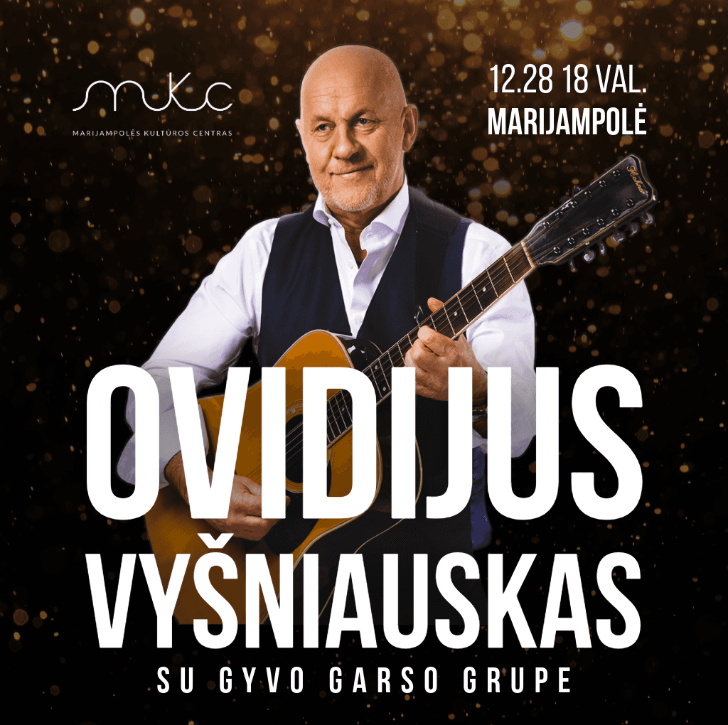 Festive concert by Ovidijus Vyšniauskas and live band