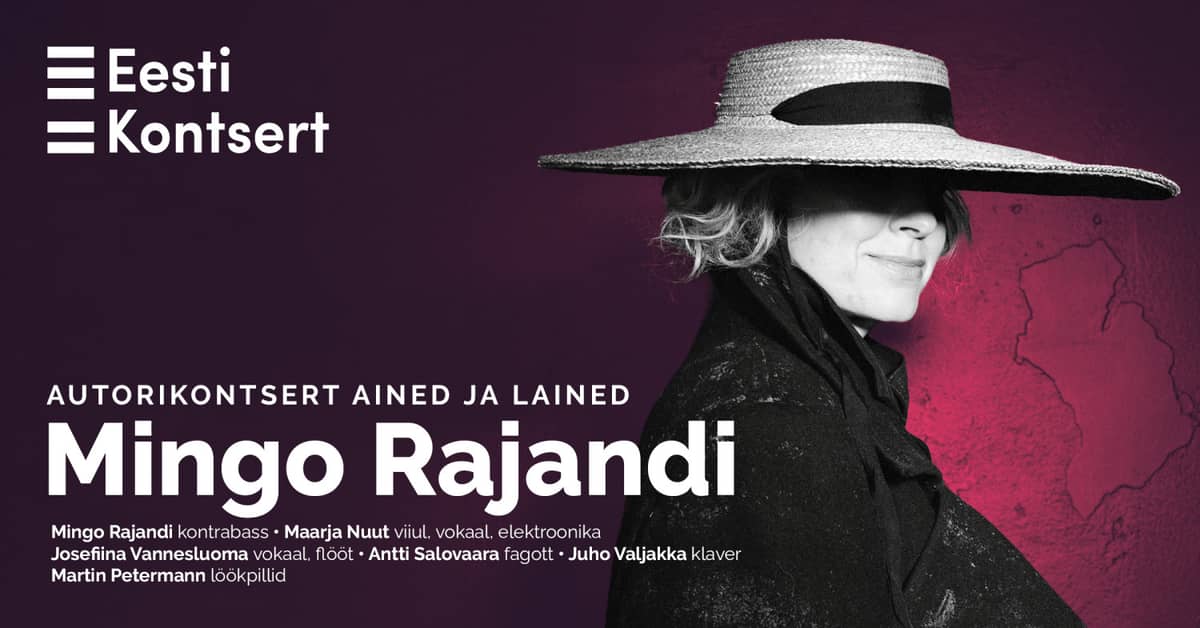 Mingo Rajandi author concert. Substances and waves